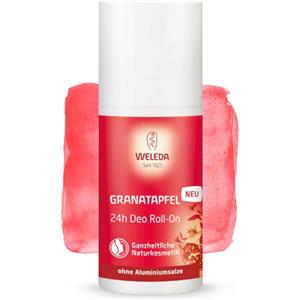 Weleda Deo Roll-On Melograno 50ml - Protezione 24 ore senza Sali di Alluminio