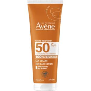 Avène Latte Solare SPF 50 100 ml - Protezione Alta, 100% Invisibile, Texture Leggera per Pelli Sensibili
