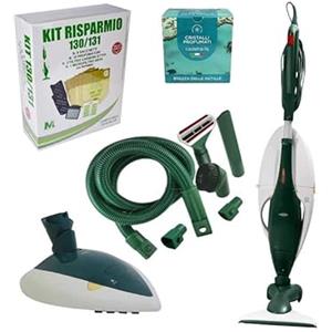 Generico Aspirapolvere Folletto VK 131 Scopa Elettrica + HD Spazzola Snodabile + Lucidatrice Pulilux 515 + Kit Risparmio + Kit Tubo