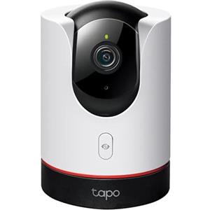 Tapo 2K QHD Telecamera di sicurezza Pan/Tilt, rilevamento AI, protezione della privacy, sensore Starlight, archiviazione di schede cloud, 2K 4MP