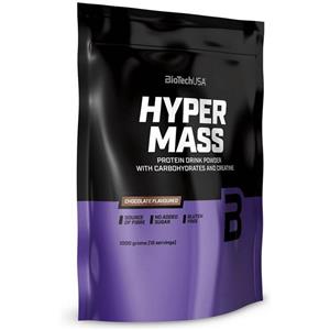 BioTech USA Hyper Mass 1000 g - Gainer per Aumento Massa Muscolare con Proteine, Carboidrati e Creatina
