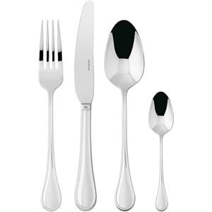 Sambonet Royal Inox - Set di Posate Monoblocco in Acciaio Inox 18/10 per 6 Persone, 24 Pezzi