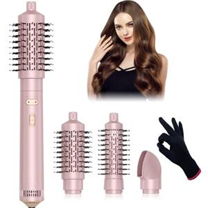Oskuglin Spazzola Rotante per Capelli, Air Styler 3 in 1, Spazzola Ad Aria Calda, Air Styler Spazzola Asciugacapelli, Spazzola Elettrica per Capelli Spazzola Lisciante Ferro Arricciacapelli ad aria Calda