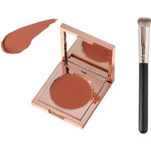 Shibeikadi Colored Clay Cc - Correttore sotto gli occhi, correttore colore sotto gli occhi per occhiaie, correttore sotto gli occhi con pennello, correttore sotto gli occhi, fondotinta in crema sotto gli occhi