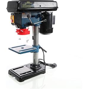 XPOtool Trapano da banco 500W con laser, mandrino da 1,5-16 mm e 500-2500 giri/min Trapano a colonna