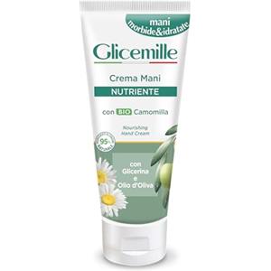 GLICEMILLE Crema Mani Nutriente 100ml con Glicerina, Olio d'Oliva e Camomilla BIO - Ideale per mani secche e screpolate