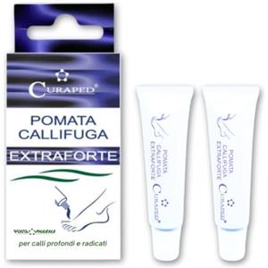 Curaped - 2 Callifugo Extra forte in Crema da 7,5ml per la Rimozione dei Calli da Piedi e Mani - Estirpa Occhio di Pernice e Verruche - Dermatologicamente testato - 15ml tot. - Made in Italy (Pomata)
