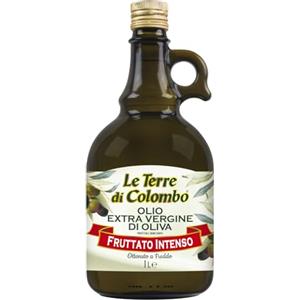 Le Terre di Colombo - Olio extravergine di oliva, da olive europee UE, fruttato intenso, 1 L