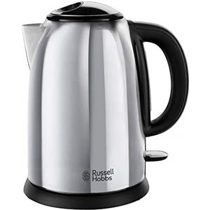 Russell Hobbs Bollitore Elettrico - 1,7 L, 2400 W - Acciaio Inox Lucido; Funzione di Ebollizione Rapida, Filtro Anticalcare Rimovibile, Beccuccio, Indicatore Livello di Riempimento, Victory 23930-70