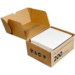 MUNTRADE Asciugamani Monouso Cotone per Viso | 250 Pezzi | Salviette Asciutte Struccanti Morbidi Formato XL 20x20 cm