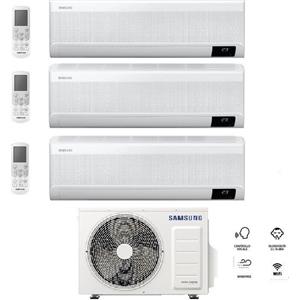 Samsung Condizionatore Climatizzatore Samsung Trial Split Inverter Windfree Avant R-32 Wi-Fi 7000+7000+7000 BTU Con AJ052TXJ3KG/EU
