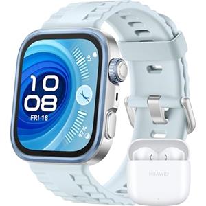 HUAWEI WATCH FIT4 Pro Smartwatch, + Freebuds SE 2 Bianco, Ultra-sottile, 1.82