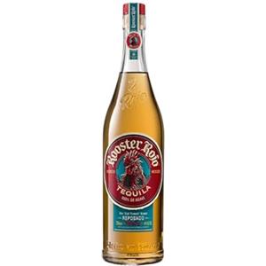 Rooster Rojo Reposado Tequila - Creata con il 100% di agave Weber Blue - Doppia distillazione, filtrata con l'argento, invecchiata in botte - 38% Vol - 70cl (700ml / 0,7litri) - Bottiglia di vetro