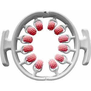 Lonnalee Massaggiatore per cellulite, manuale, copertura a 360°, massaggiatore anticellulite, rullo per massaggio a compressione e allungamento, cosce e glutei (rosa, 1)