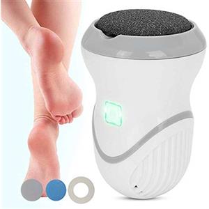 ZJchao Rimozione del callo elettrico, rimozione del callo con una lima per i piedi Set per pedicure per la cura dei piedi Rimuove la pelle morta per i piedi Ricaricabile con aspirapolvere