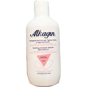 Alkagin Detergente Intimo Lenitivo 400 ml - pH Leggermente Alcalino, Ipoallergenico, con Estratti di Giglio, Malva, Tiglio e Calendula
