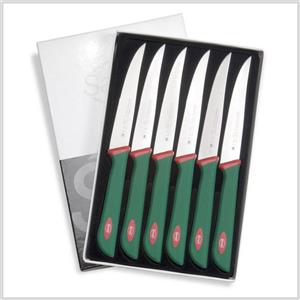 Sanelli Premana Professional Set di 6 Coltelli da Tavola con Manico Ergonomico e Antiscivolo