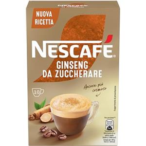 NESCAFÉ GOLD NESCAFÉ Ginseng da Zuccherare Caffè Solubile con Ginseng, 10 Bustine 60g