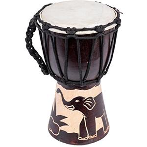 Ciffre 20 cm 30 cm 40 cm professionale per principianti bambini djembe, elefante con istruzioni m2 Taglia unica 20cm Elefant Djembe Trommel Bongo M2