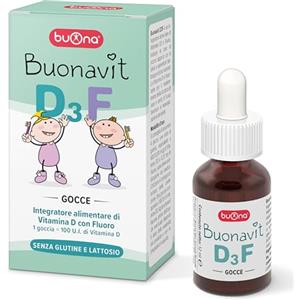 Steve Jones Buonavit D3F Integratore Alimentare, 12 ml