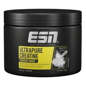 ESN Ultrapure Creatine Monohydrate, 250 g, 71 porzioni, creatina in polvere, microfine e ottimamente solubile, vegana - made in Germany (il design può variare)