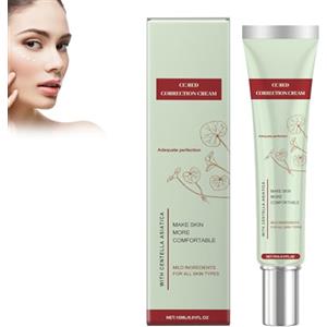Cynamus CC Cream Red Correct CC Cream, Crema Viso Colorata con Centella Asiatica, Crema Corretta Color Make Up Fondation Idratante, Migliora La Carnagione e Idrata