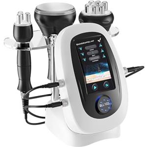 XQZMD Dispositivo a radiofrequenza 3 in 1, 80 K, per cavitazione ad ultrasuoni, per la rimozione della cellulite, massaggiatore elettrico per braccio, vita, gambe, fianchi, viso