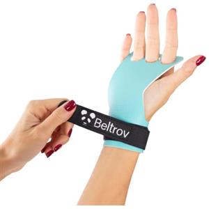Beltrov - Protezione del Palmo per Sollevamento Pesi per Trazioni alla Sbarra - Guanti Paracalli per Palestra Calisthenics, Ginnastica, Bodybuilding, Fitness (Turchese, M)
