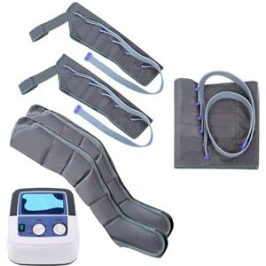 Generic Pressoterapia Linfodrenaggio | 4/6 Camere D'aria Pressoterapia per Casa | Massaggiatore Compressione D'aria Elettrica per Gambe, Braccio e Addome, Anticellulite Rilassamento Muscolare