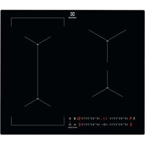 Electrolux Piano Cottura ad Induzione, EIS62449C Serie 700 SenseBoil 60 cm, 4 Fuochi, Zone Cottura Flessibili, Connessione Hob²Hood, Vetroceramica ad Induzione, 590x520cm, 7200W, Nero