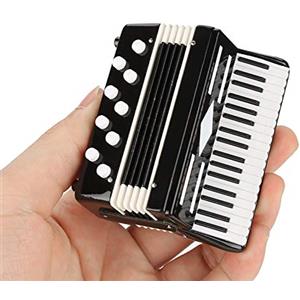 Hapivida Moo di Fisarmonica In Miniatura, Display per Fisarmonica da 3 Mini Ornamenti Decorativi per Strumenti Musicali con Scatola