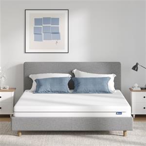 Avenco Materasso Matrimoniale 160x190, Alto 14 cm, Materassi in Schiuma di Fibra di Bambù, Materasso Reversibile, 7-Zone di Comfort, Livelli di Compattezza H3 e H4, Lavabile, Traspirante