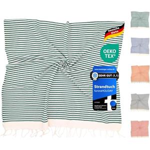 furora HOLIDAY Telo Mare Cotone - Grande 200x100 cm - Ultra Leggero - Asciugatura Rapida | Asciugamano Mare Donna e Uomo: Facile da Pulir - multifunzionale per Spiaggia, Piscina, Viaggio, Outdoor