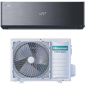 Hisense ENERGY PRO X Climatizzatore a parete monosplit inverter Wi-Fi nero - unità esterna 3.5 kW unità interna 12000 BTU