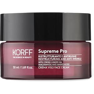 KORFF Srl Korff, Supreme Pro Crema Viso Ristrutturante e Antirughe, 50 ml