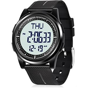 WIFORT Orologio Digitale da Polso, Orologio Sportivo Uomo Donna Impermeabile 5ATM Con Retroilluminazione a LED, Cronometro, Sveglia e Timer, Ultra-sottile Watches Unisex