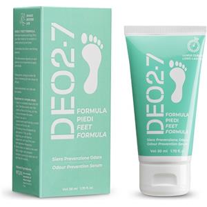 Laboratorio Espanol Deo 2-7 Piedi - Siero Prevenzione Odore 50 ml con Olio di Mandorle Dolci e Argento