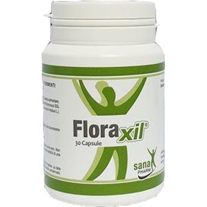 ORIGINI NATURALI Floraxil - Integratore alimentare con fermenti lattici e prebiotici, 30 capsule da 500 mg