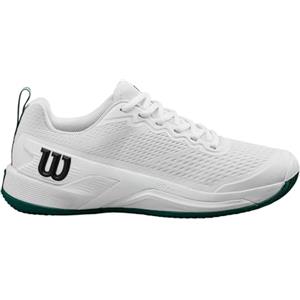 Wilson Rush PRO 4.5, Tennis Shoe Uomo, White/White/Aventurine, 48 EU