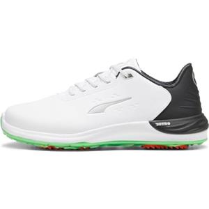 PUMA Phantomcat Nitro +, Golf Shoe Uomo, Puma White Puma Black Fluro Green PES, 41 EU