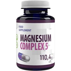 Hepatica Complesso di Magnesio 5-800mg x 120 capsule vegane, Testato in Laboratorio, Alta forza intergratore