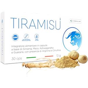 DR. CORRADINI bio - health Dr. Corradini Tiramisù Integratore Uomo per Vigore con Maca Peruviana, Arginina, Citrullina, Ashwagandha, Caffeina, Ginseng - Made in Italy, 30 Giorni di Fornitura