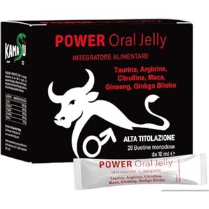 Kamasù Stimolante naturale testosterone uomo Integratore Stimolante uomo Oral jelly GELATINA Maca peruviana Taurina Arginina Ginseng Citrullina Ginkgo biloba potenza energia vigore