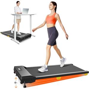 SYSURO Walking Pad con Inclinazione, Tapis Roulant Salvaspazio Sotto la Scrivania,Doppio Assorbimento Degli Urti,Mini Tapirulan Compatto e Silenzioso Per Casa & Ufficio