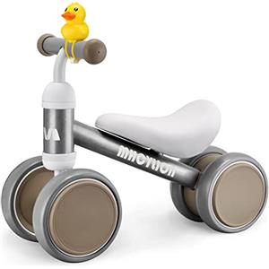MHCYLION Bicicletta Senza Pedali per 10-24 mesi Baby Walkers Giocattoli Regalo per Bambini Bicicletta Equilibrio Bambino d'argento