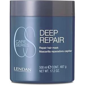LENDAN - Maschera riparatrice per capelli - Deep Repair - 500 ml - per capelli danneggiati e devitalizzati - con cheratina idrolizzata - Idrata e ripara - Aumenta la lucentezza dei capelli - Anti