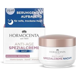 Hormocenta Kosmetik Hormocenta, crema speciale anti-età, notte 75 ml, rigenerante anti-età, con complesso vitaminico, olio di cardo e allantoina, cura particolarmente ricca (1 x 75 ml)