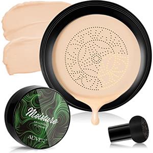 irror CC Cream Air Cushion Foundation - Cuscino d'aria a testa di fungo, BB Cream idratante, correttore idratante, tono della pelle uniforme per tutti i tipi di pelle (naturale)