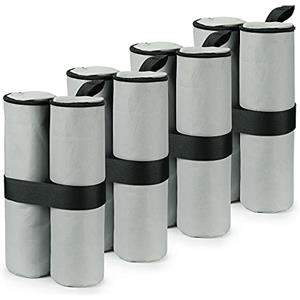 RIOGOO 4 Pezzi Sacchi di Sabbia di Peso Industriale Resistente a Doppia Cucitura, zavorre Pesi, Pesi a Gamba, per Tenda Pop up