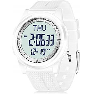 WIFORT Orologio Digitale da Polso, Orologio Sportivo Uomo Donna Impermeabile 5ATM Con Retroilluminazione a LED, Cronometro, Sveglia e Timer, Ultra-sottile Watches Unisex Regalo